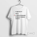 Officials Naughty Nice A Mysterious Other Third Thing Ornaments Tee Shirt Sweater