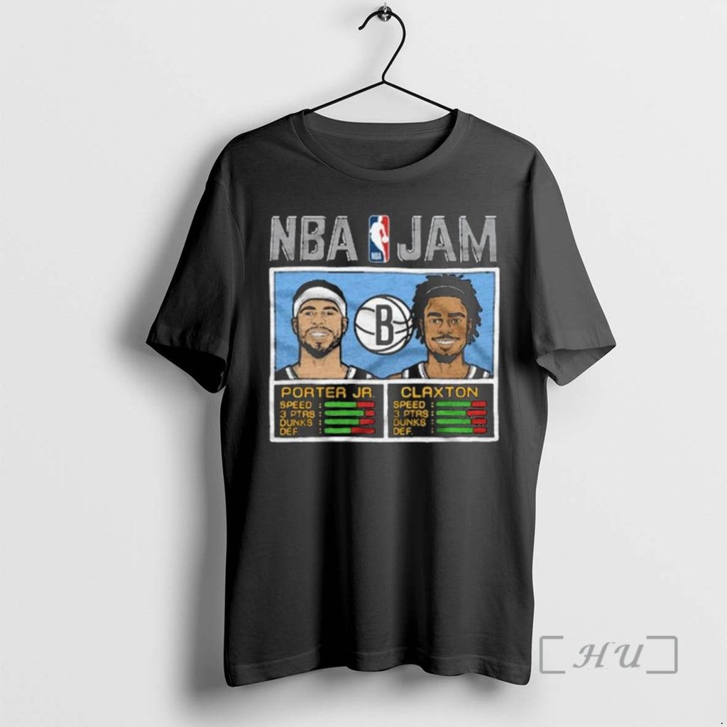 Officials Nba Jam Nets Porter Jr T Shirt Sweater