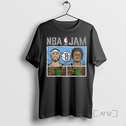 Officials Nba Jam Nets Porter Jr T Shirt Sweater