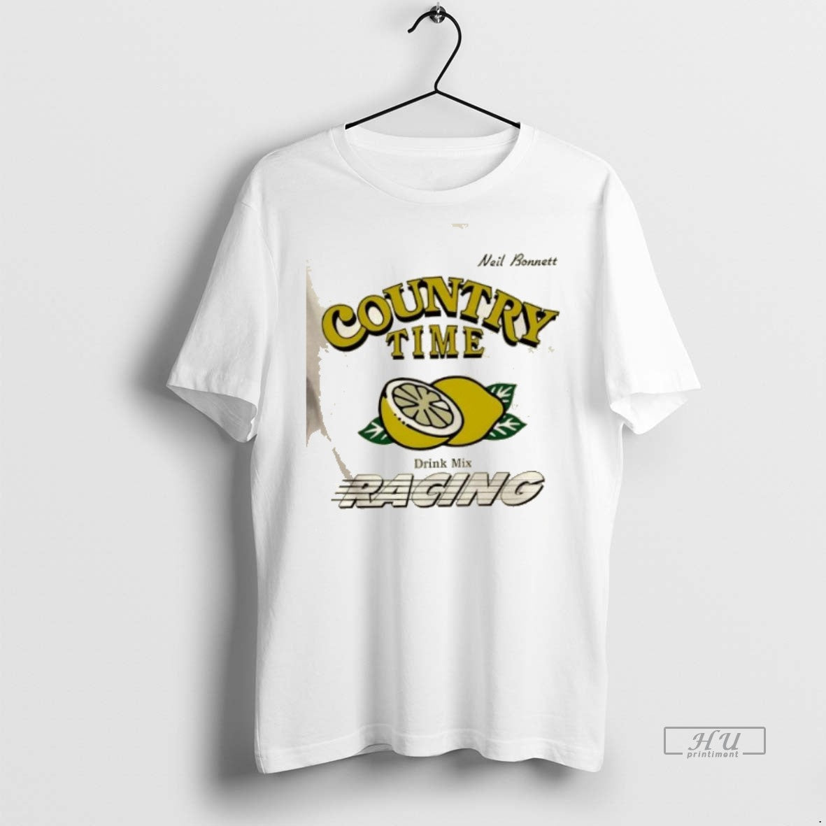 Officials Neil Bonnett Country Time Drink Mix Racing Graphic Tee Shirt Sweater