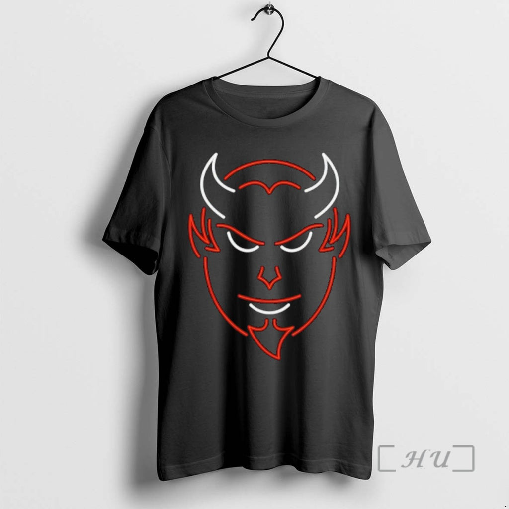 Officials Neon Devil New Jersey Devils T Shirt Sweater