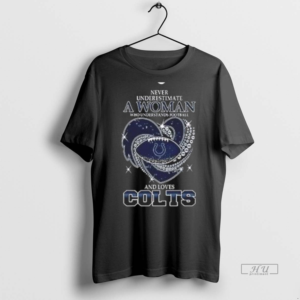 Officials Never Underestimate A Woman Who Understands Football And Loves Indianapolis Colts Style Premium Tee