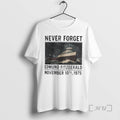 Officials Never Forget Edmund Fitzgerald Nov 1975