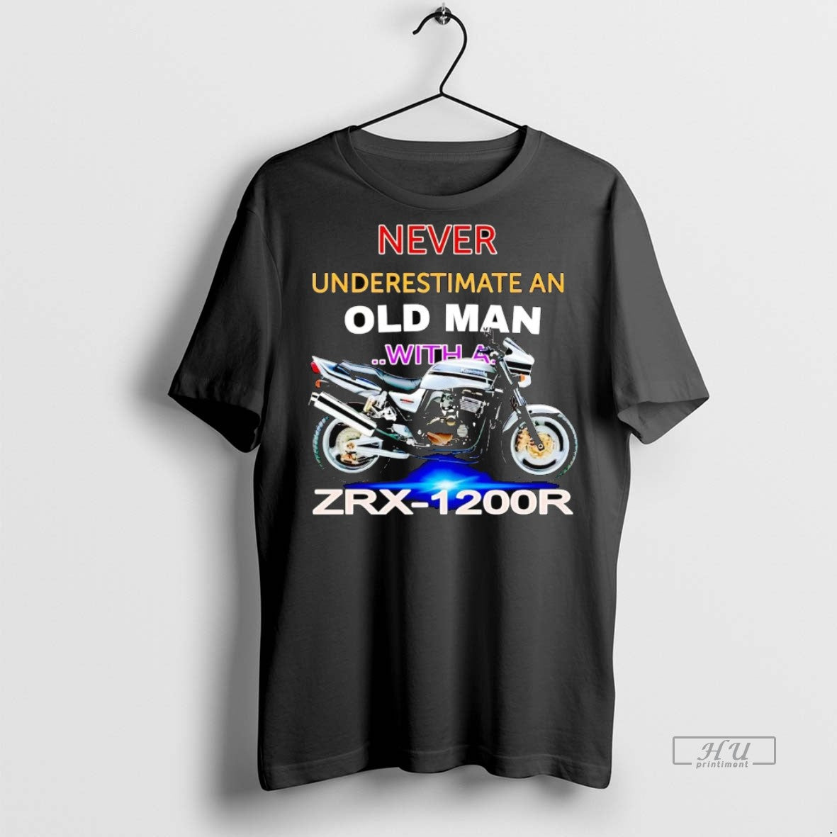 Officials Never Underestimate An Old Man With A Zrx 1200r Premium Tee Shirt Sweater