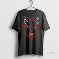 Officials New Jersey Devil Face Tee Shirt Sweater