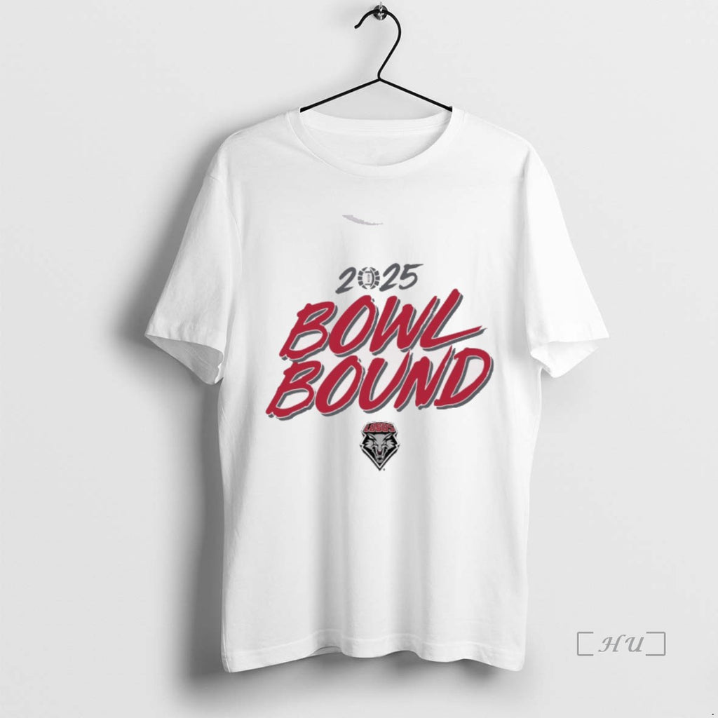 Officials New Mexico Lobos Football Ncaa 2025 Bowl Bound Premium T Shirt Sweater