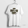 Officials New Orleans Pelicans Basketball Nba Hoops For Troops Logo Premium Tee Shirt Sweater