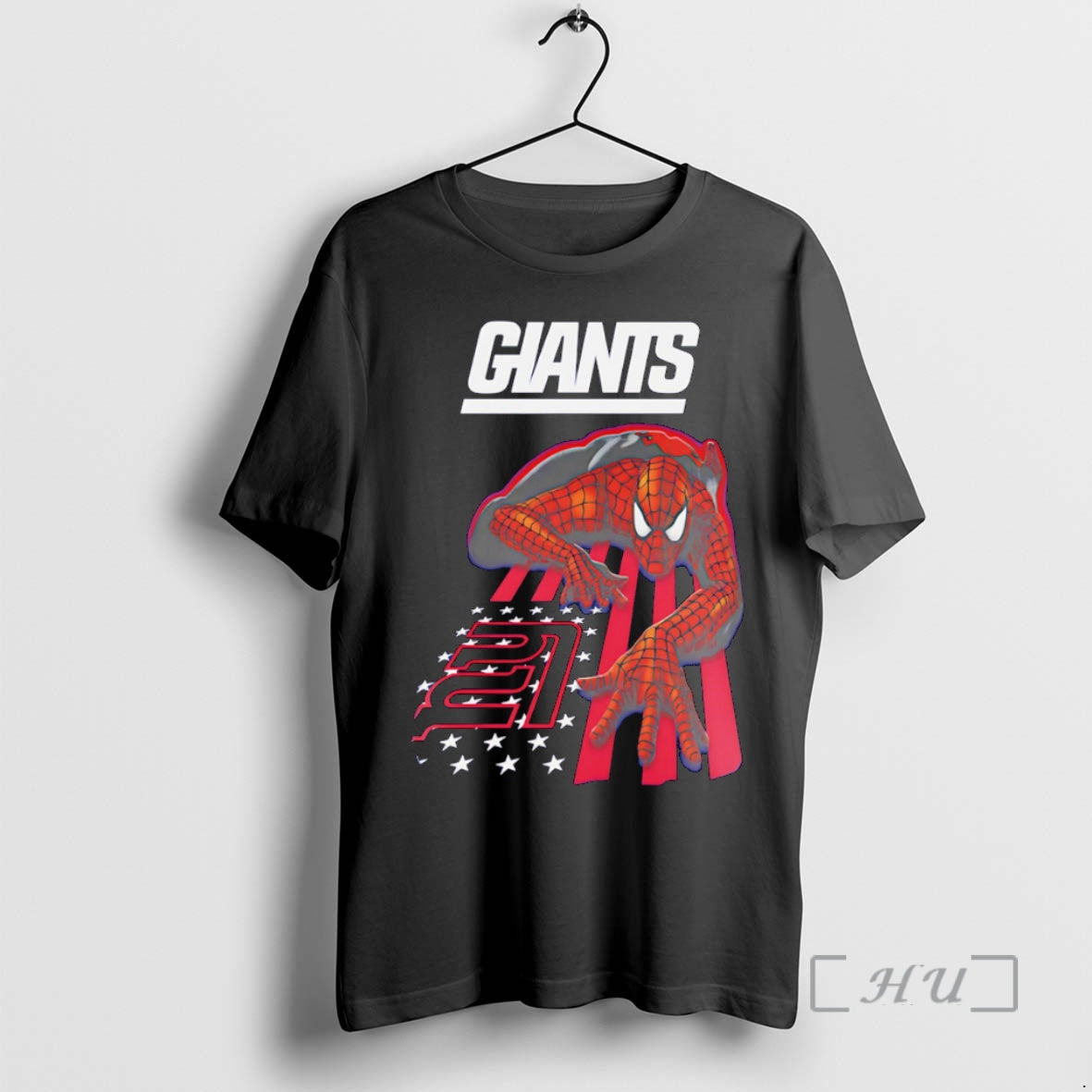 Officials New York Giants Spiderman America Flag Premium T Shirt Sweater