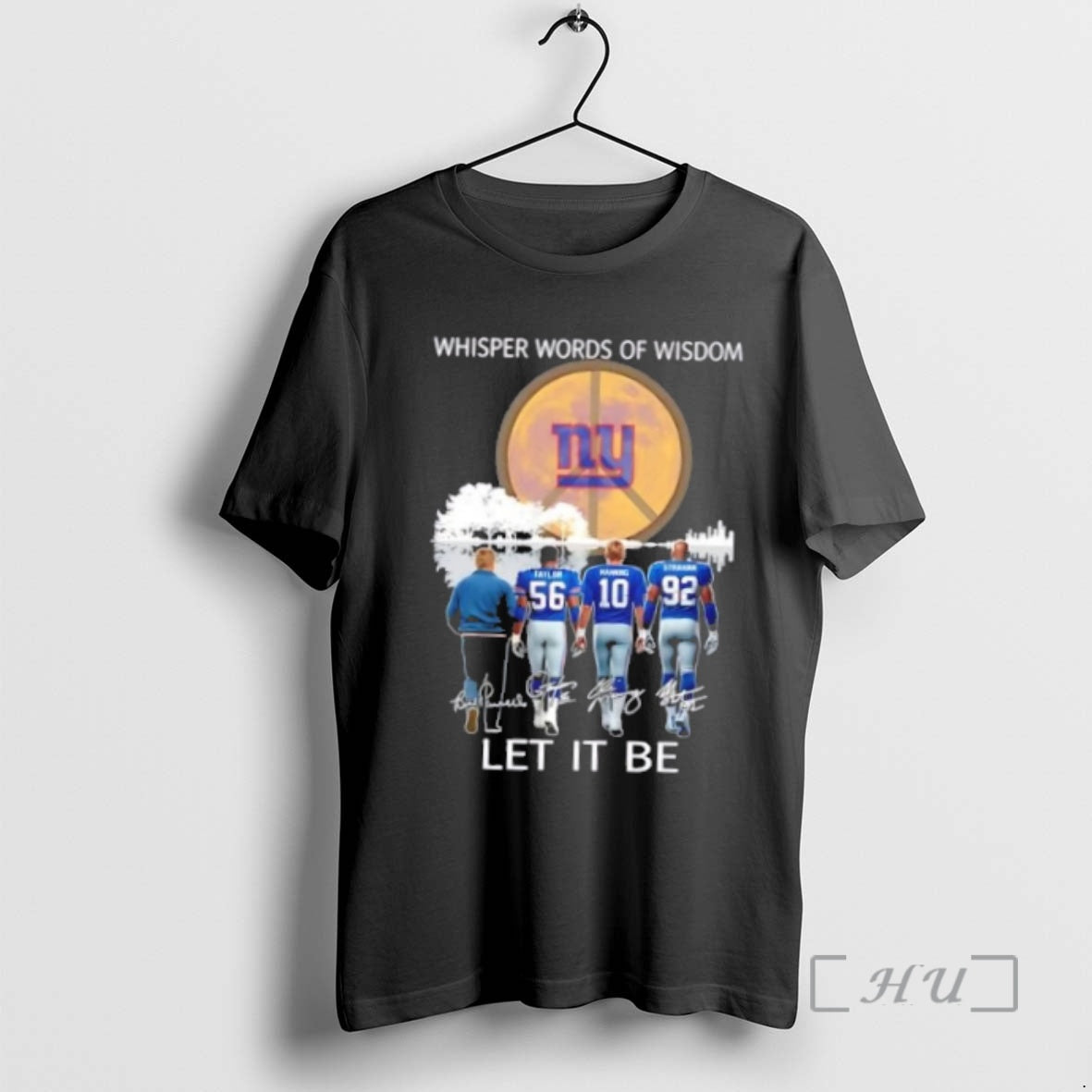 Officials New York Giants Taylor And Legends Whisper Words Of Wisdom Let It Be Signatures