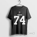 Officials New York Jets Rip Nick Mangold Forever 74 Signature Tee Shirt Sweater