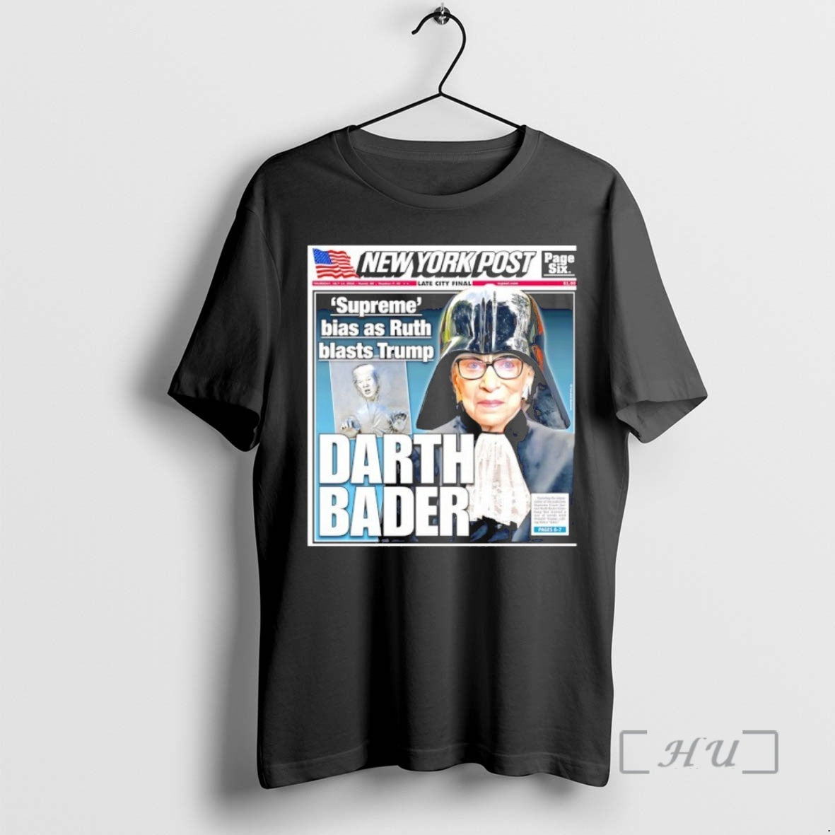 Officials New York Post Darth Bader Suprem Bias As Ruth Blasts Trump Premium T Shirts