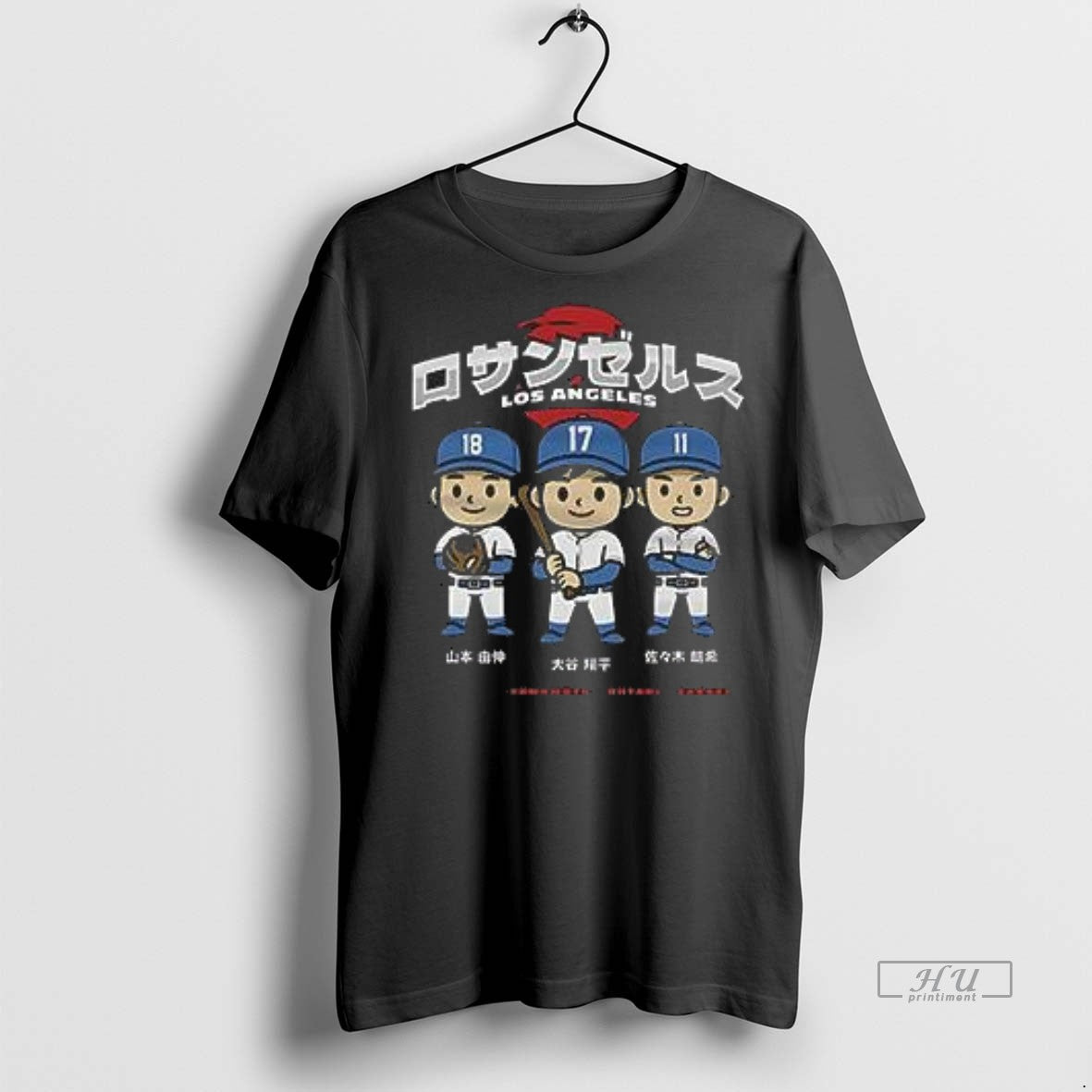 Officials Nice Shohei Ohtani Los Angeles Dodgers Chibi Anime Shirtshohei Ohtani Los Angeles Dodgers Chibi