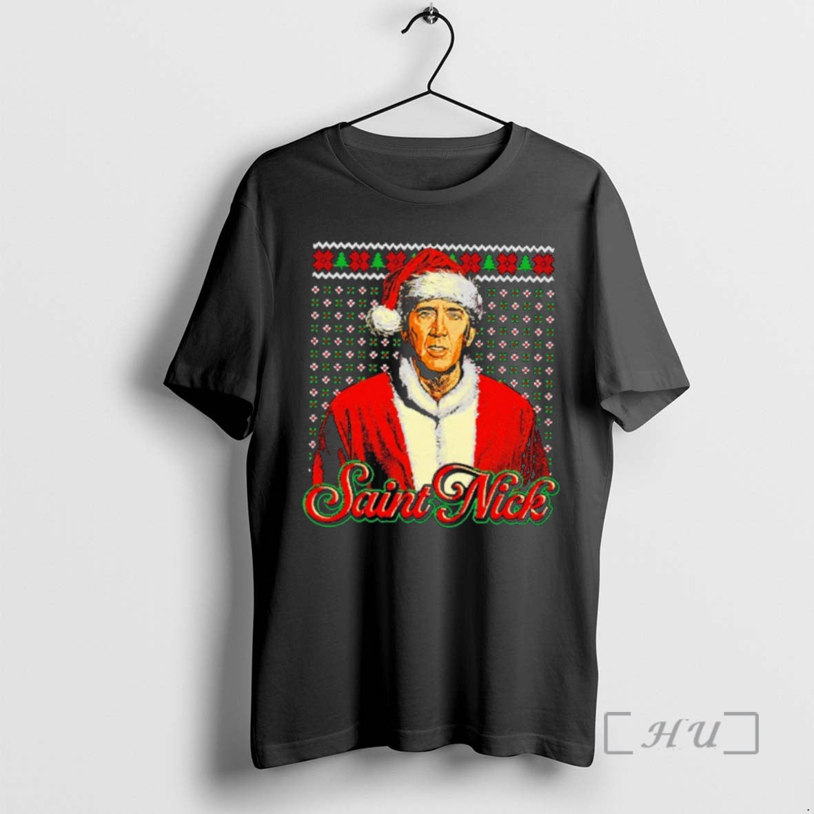 Officials Nicolas Cage Santa Saint Nick Ugly Christmas