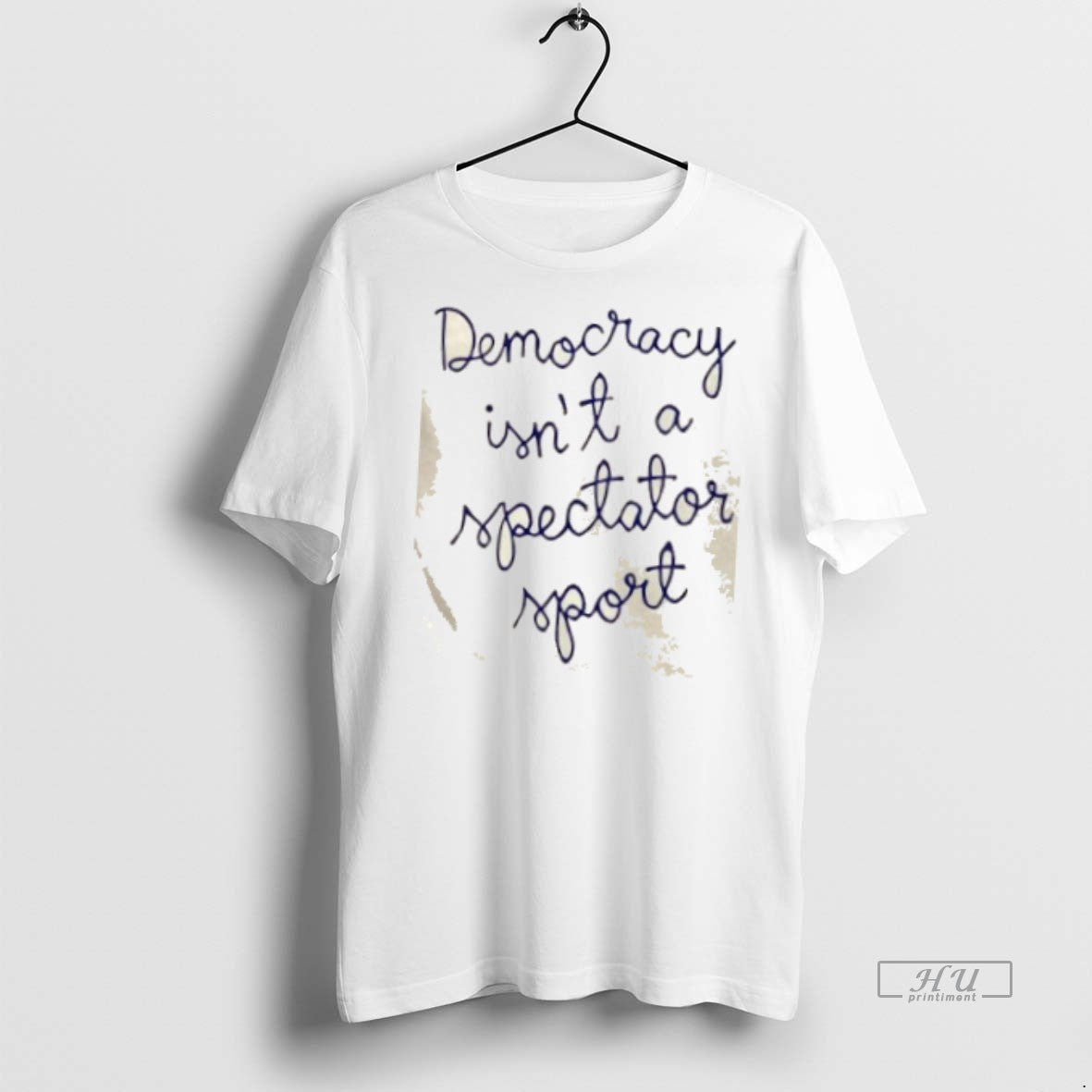 Officials Nicole Wallace Wearing Democracy Is Not A Spectator Sport Premium Tee Shirt Sweater