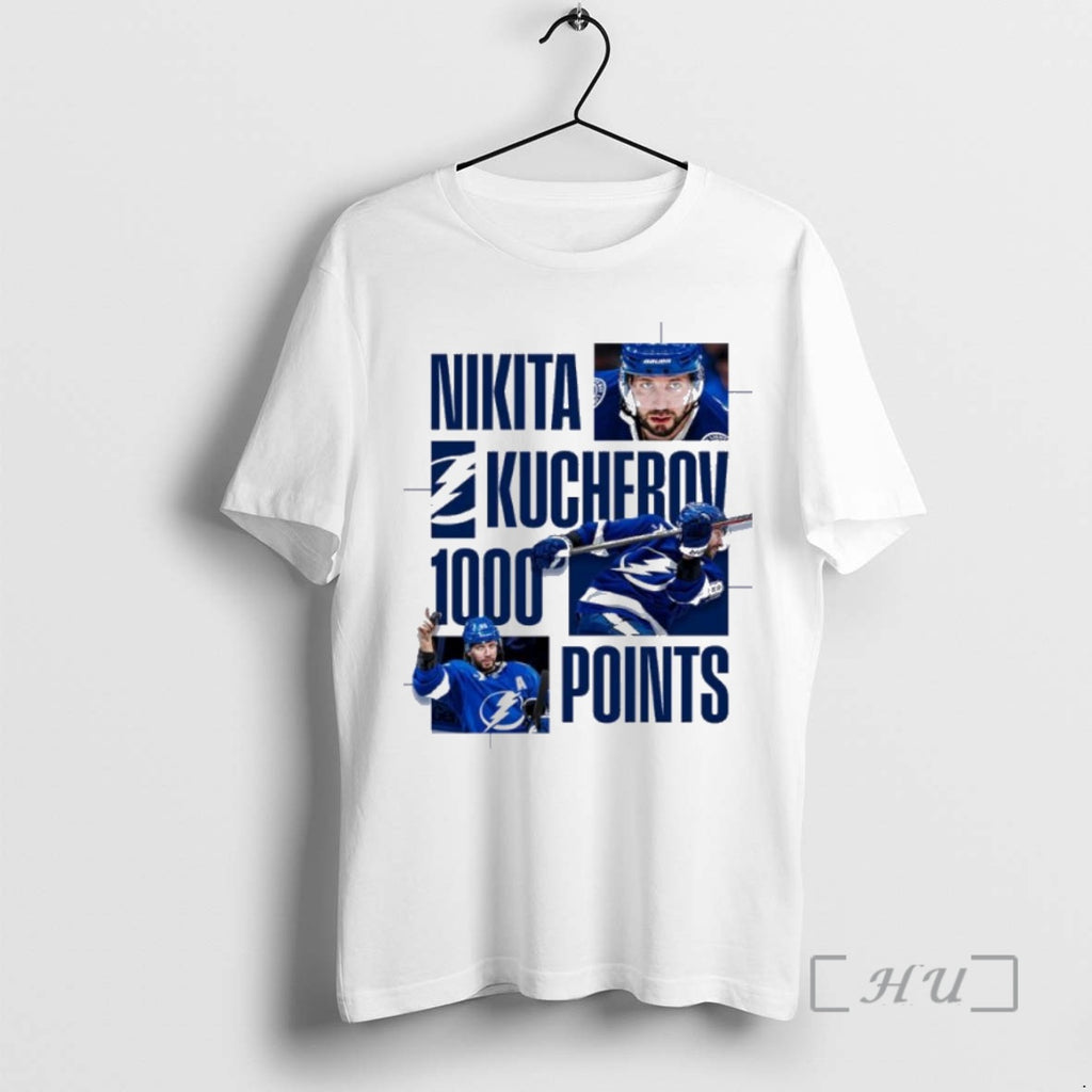 Officials Nikita Kucherov 1000 Career Points T Shirt Sweater