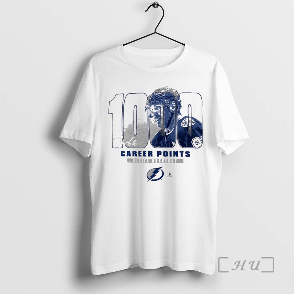 Officials Nikita Kucherov Tampa Bay Lightning 1000 Career Points Legacy T Shirt Sweater