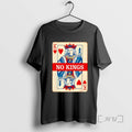 Officials No Kings Playing Card Statement Design T Shirt Sweater