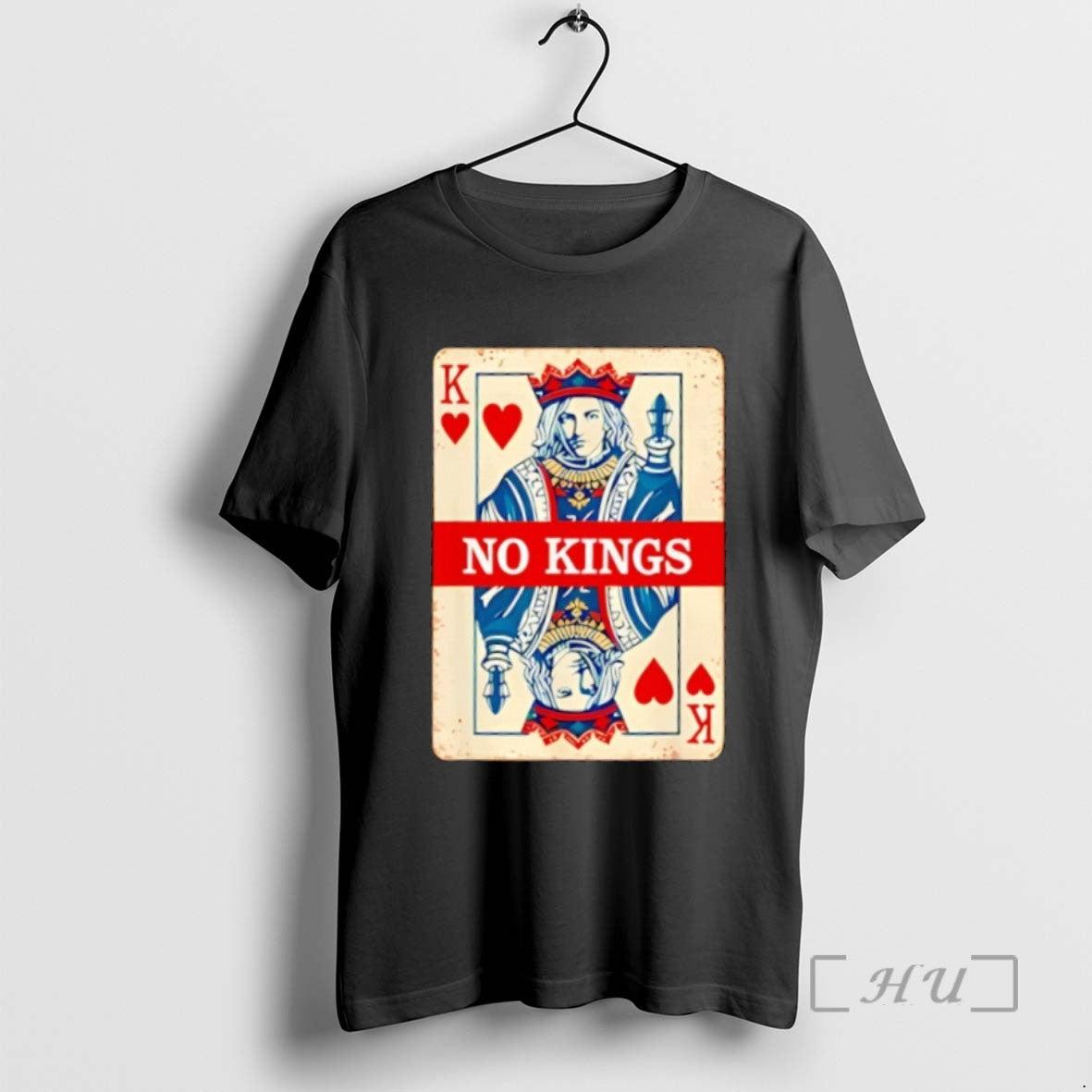 Officials No Kings Playing Card Statement Design T Shirt Sweater