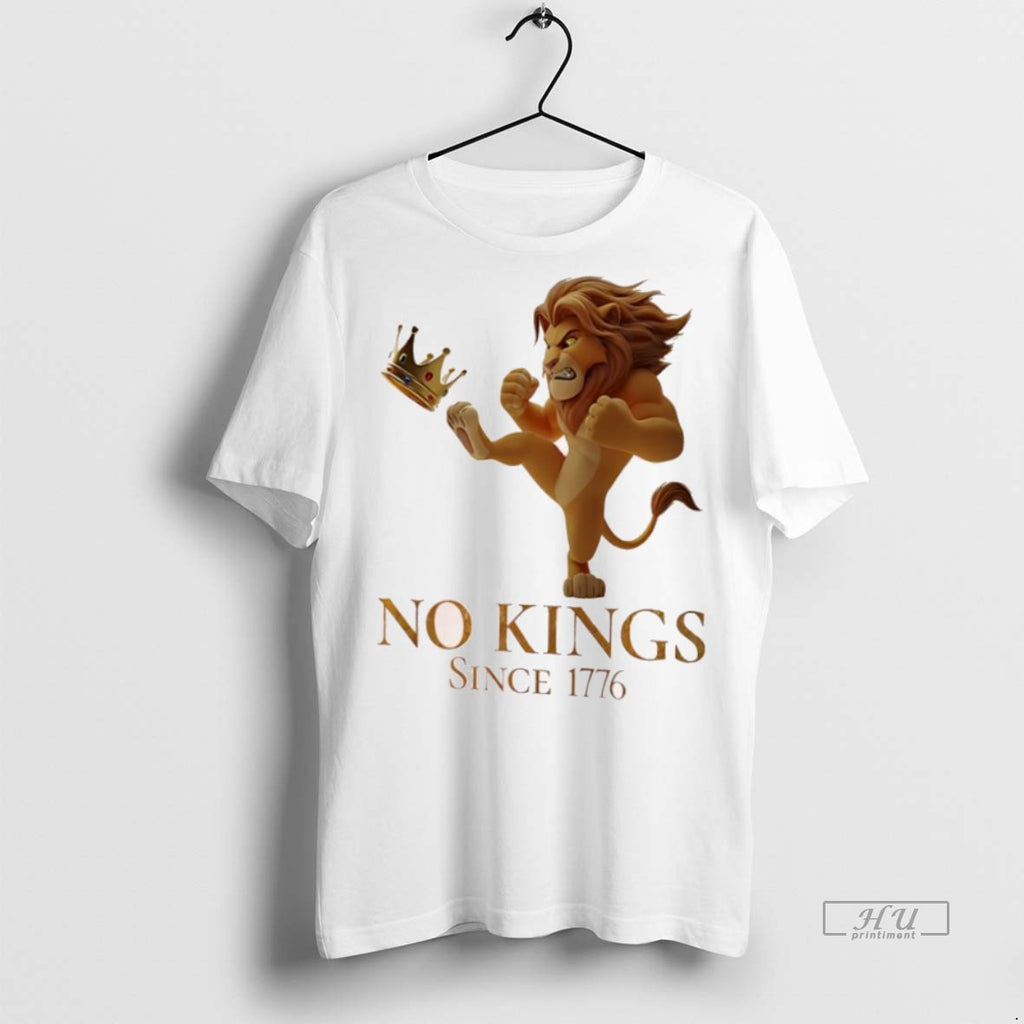 Officials No Kings Since 1776 The Lion King Mufasa Anti Trump Tee Shirt Sweater