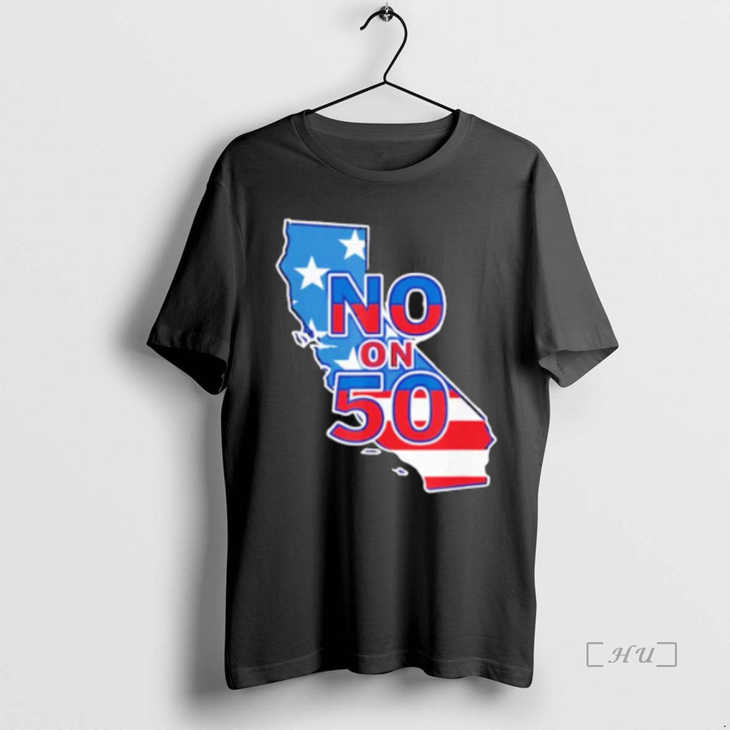 Officials No On 50 California Election Proposition America Map T Shirt Sweater