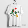Officials Not Like Us Santa Hat Los Angeles Dodgers Mlb Baseball Merry Christmas Premium Tee