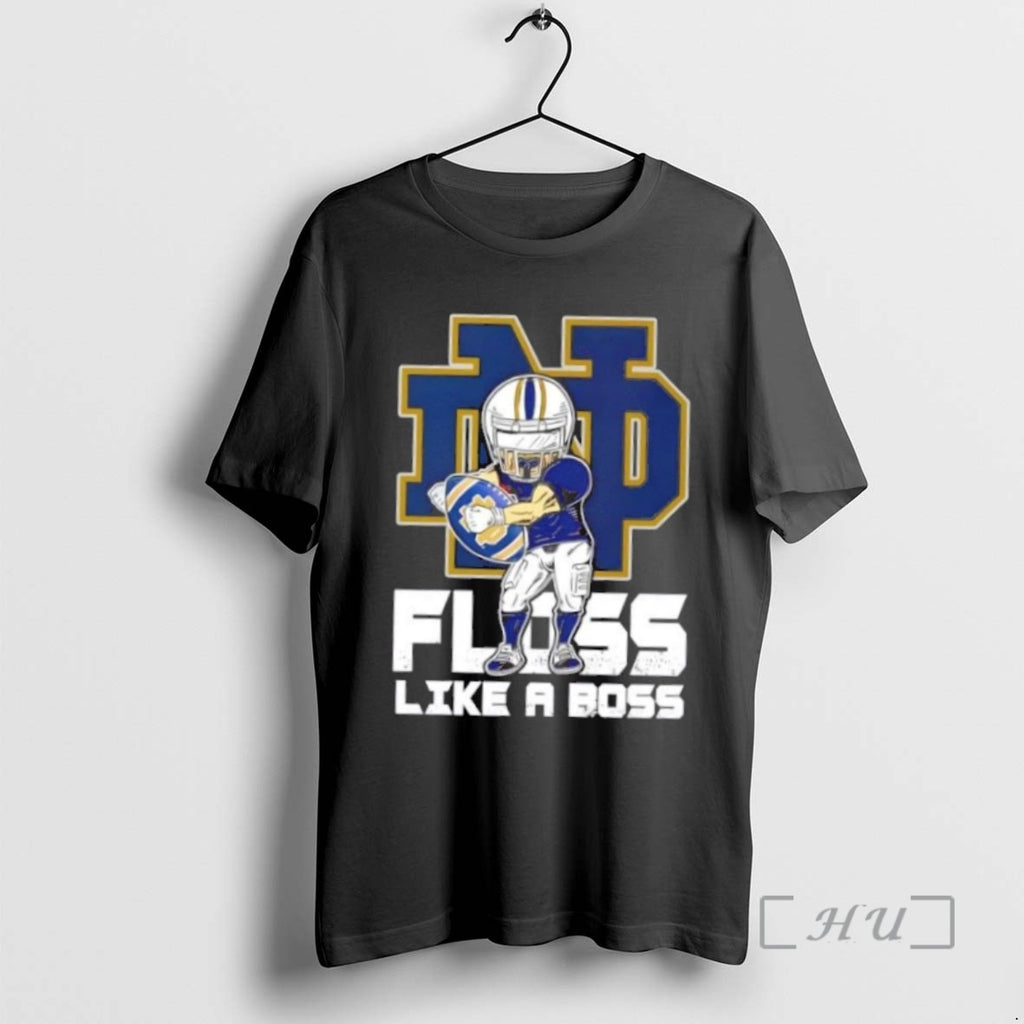 Officials Notre Dame Fighting Irish Football Floss Like A Boss T Shirt Sweater