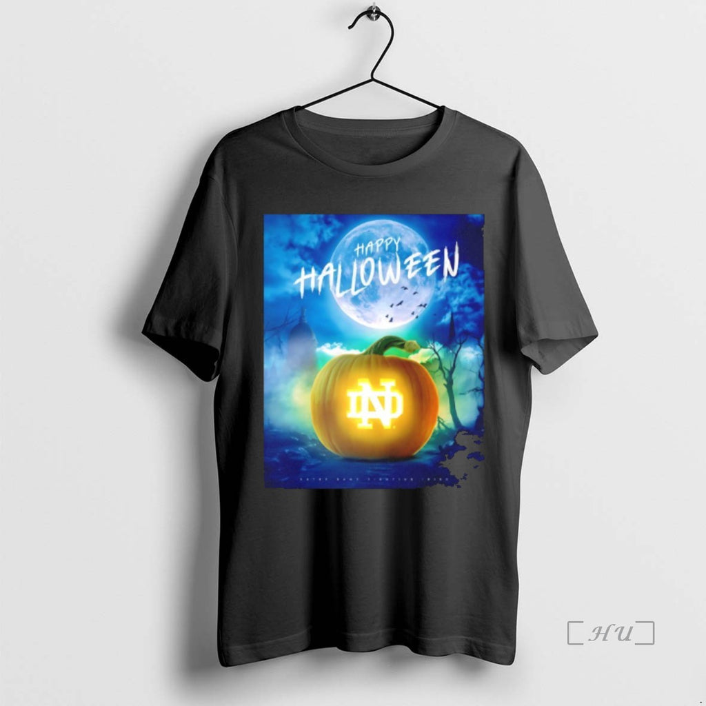 Officials Notre Dame Fighting Irish Happy Halloween 2025 Premium T Shirt Sweater