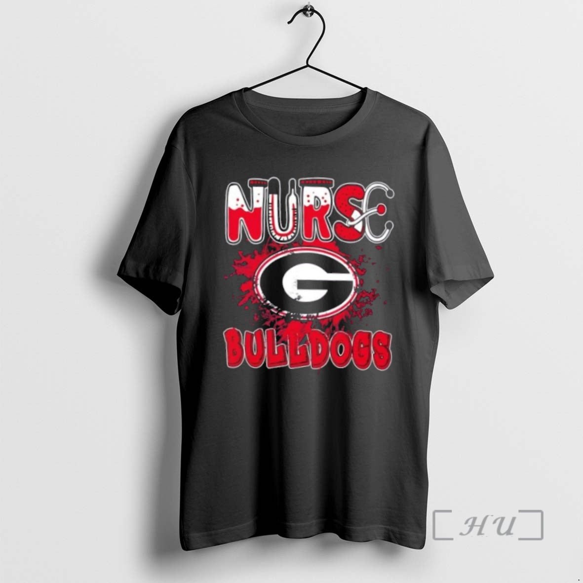 Officials Nurse X Georgia Bulldogs Football T Shirt Sweater