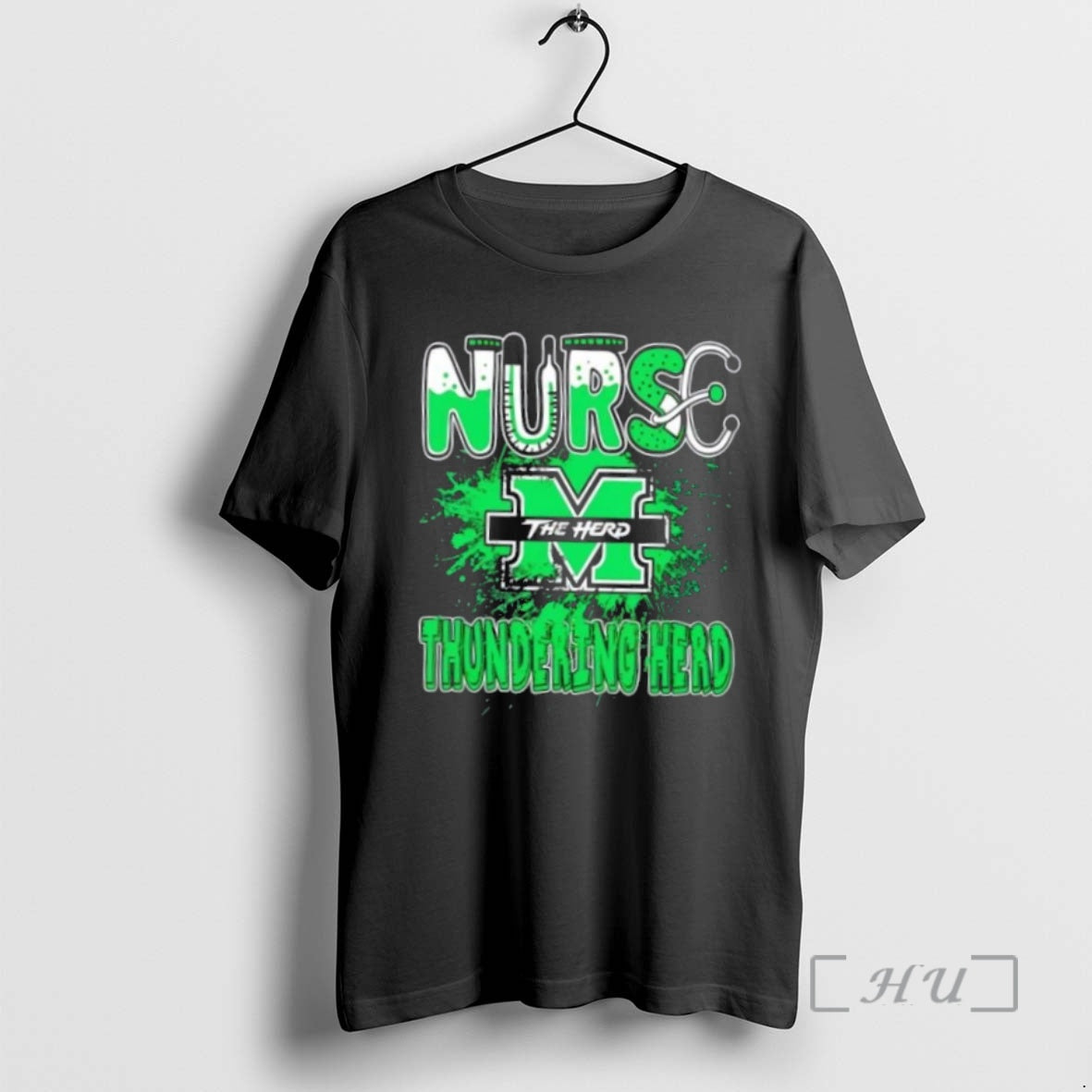 Officials Nurse X Marshall Thundering Herd Football T Shirt Sweater