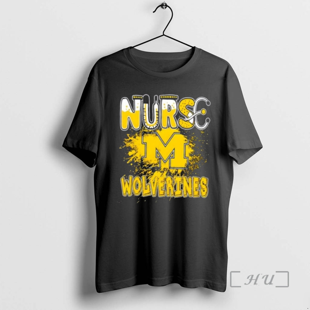 Officials Nurse X Michigan Wolverines Football T Shirt Sweater