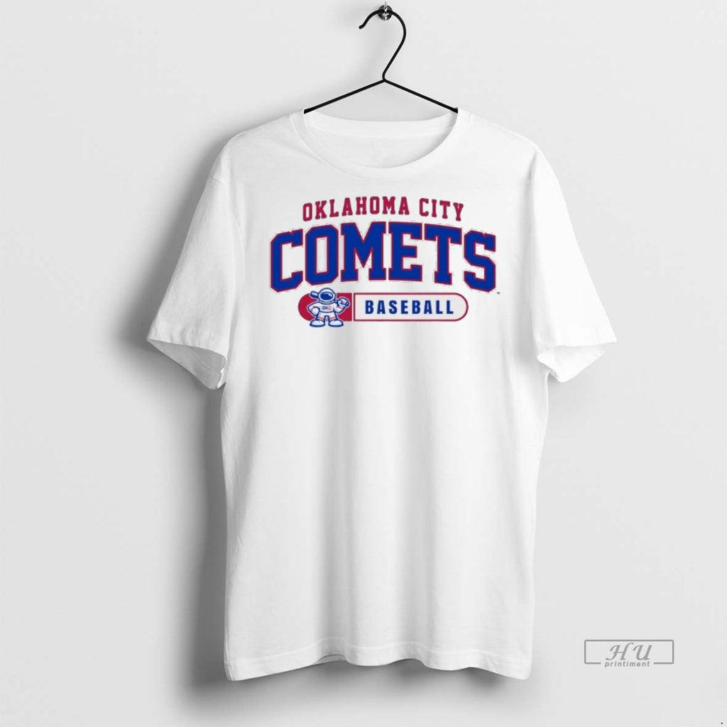 Officials Okc Comets Pill Astro Baseball Tee Shirt Sweater