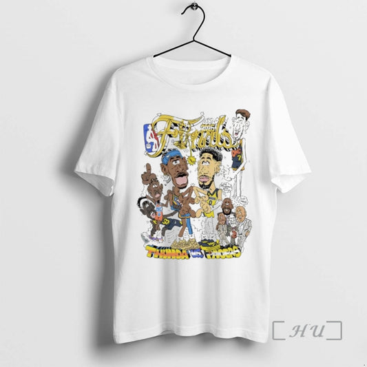 Officials Okc Thunder Vs Indiana Pacers 2025 Nba Finals Caricature