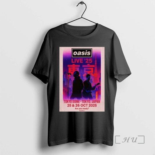 Officials Oasis October 25 26 2025 Tokyo Shows Long Sleve Tee Shirt Sweater