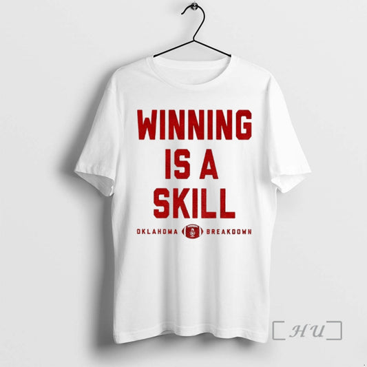 Officials Oklahoma Sooners Football Winning Is A Skill Oklahoma Breakdown Premium T Shirt Sweater