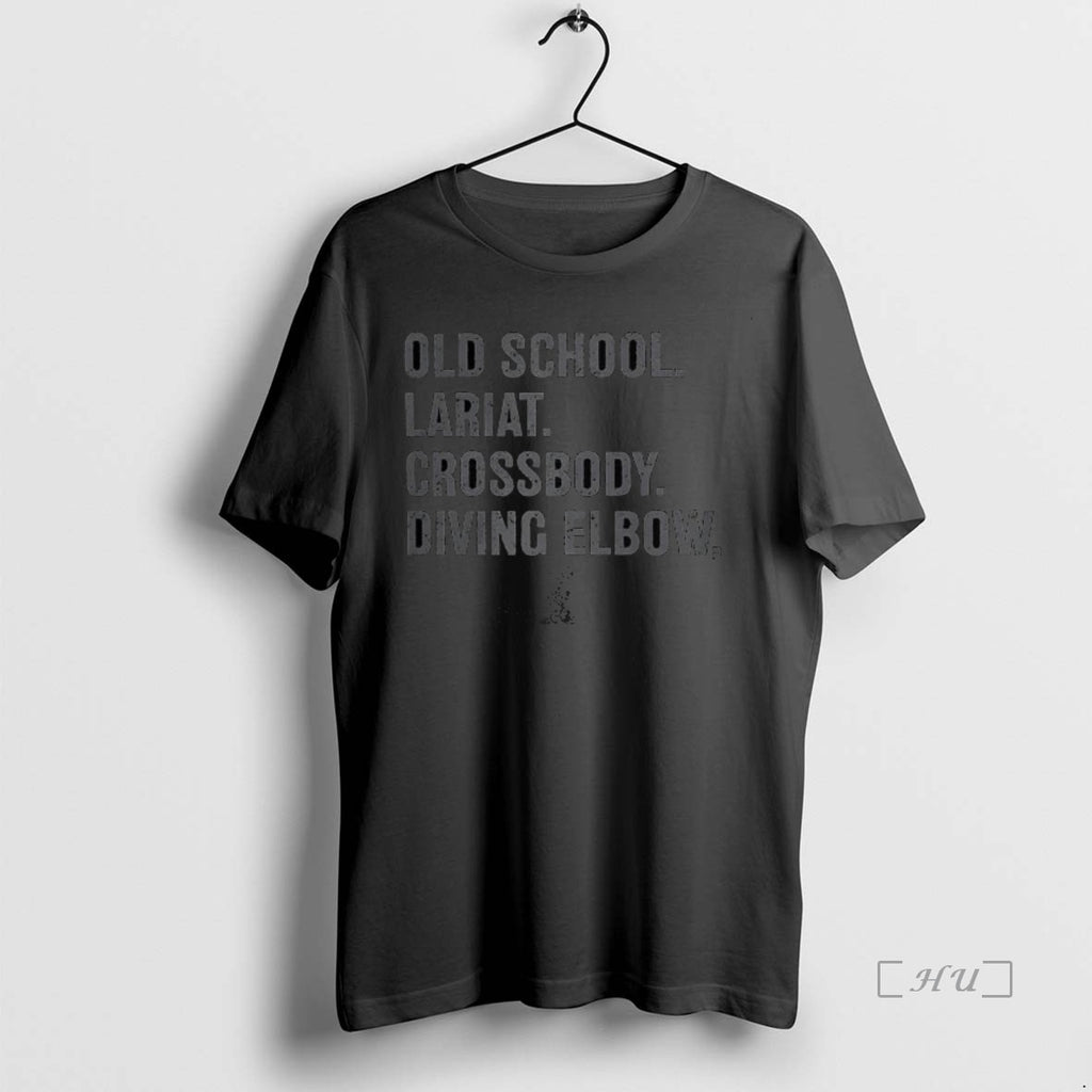 Officials Old School Lariat Crossbody Diving Elbow Meme T Shirt Sweater