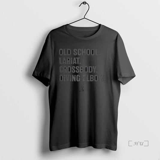 Officials Old School Lariat Crossbody Diving Elbow Meme T Shirt Sweater