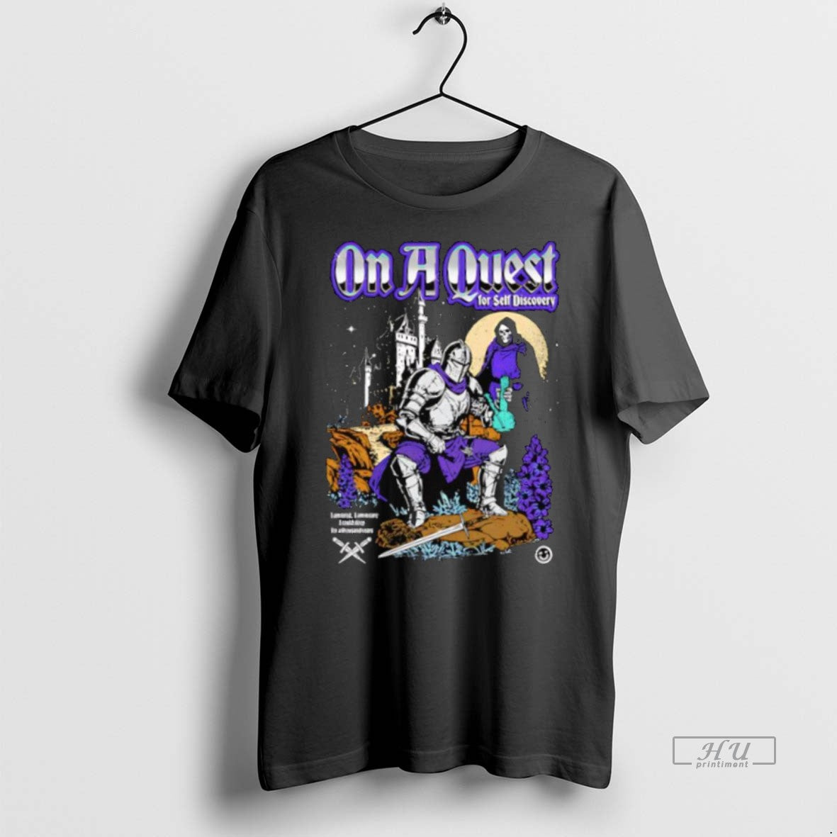 Officials On A Quest For Self Discovery Grim Reaper Knight Tee Shirt Sweater