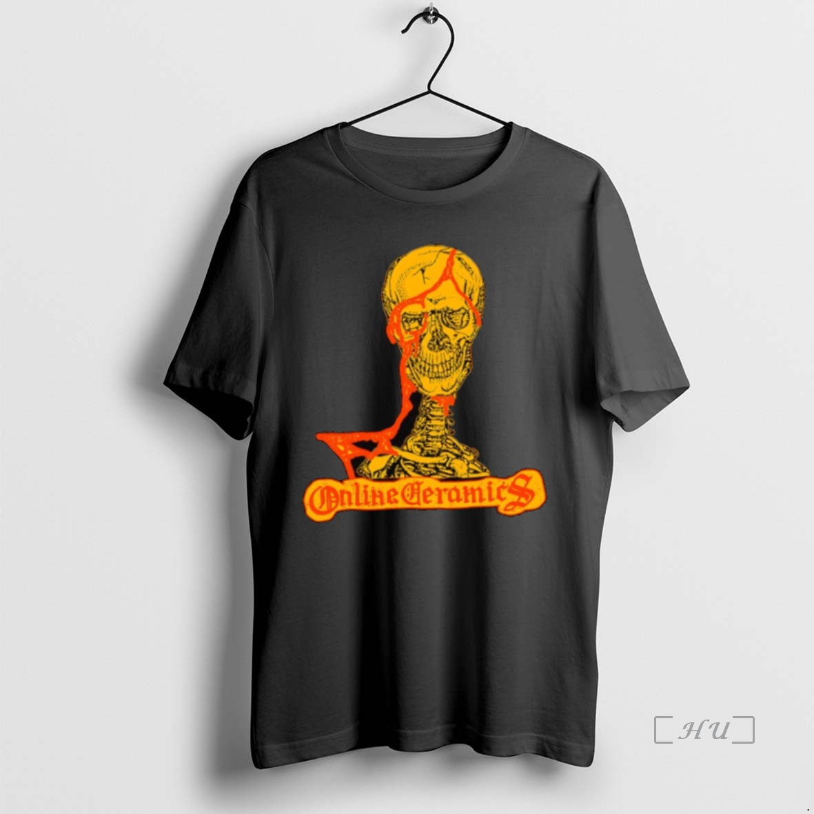 Officials Online Ceramics Halloween Skeleton T Shirt Sweater