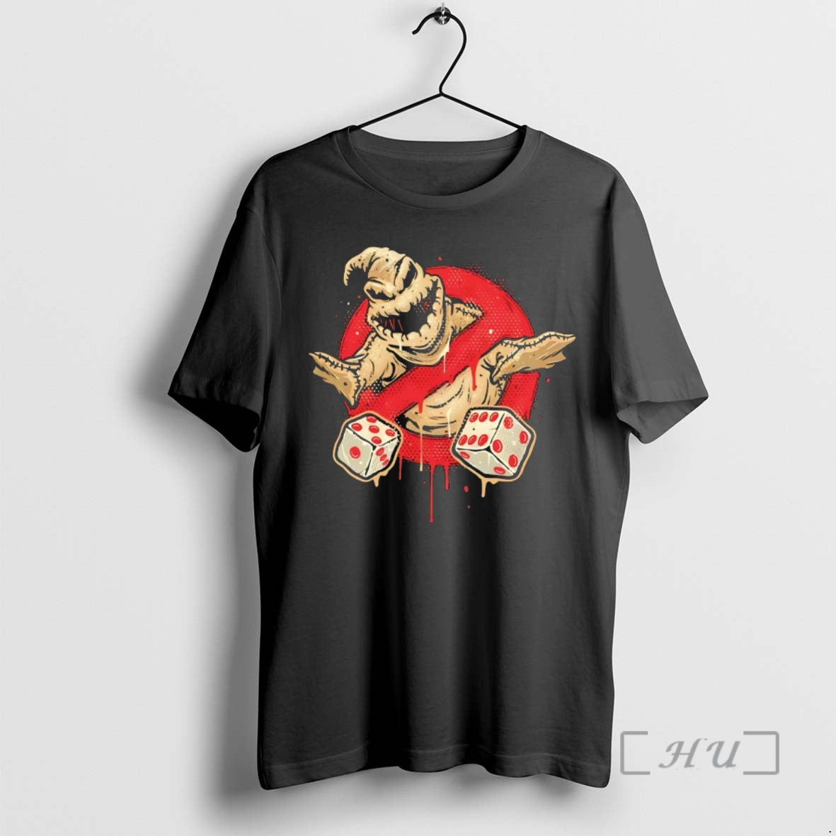 Officials Oogie Boogie The Nightmare Before Christmas X The Ghostbusters No Boogies Allowed Logo Premium