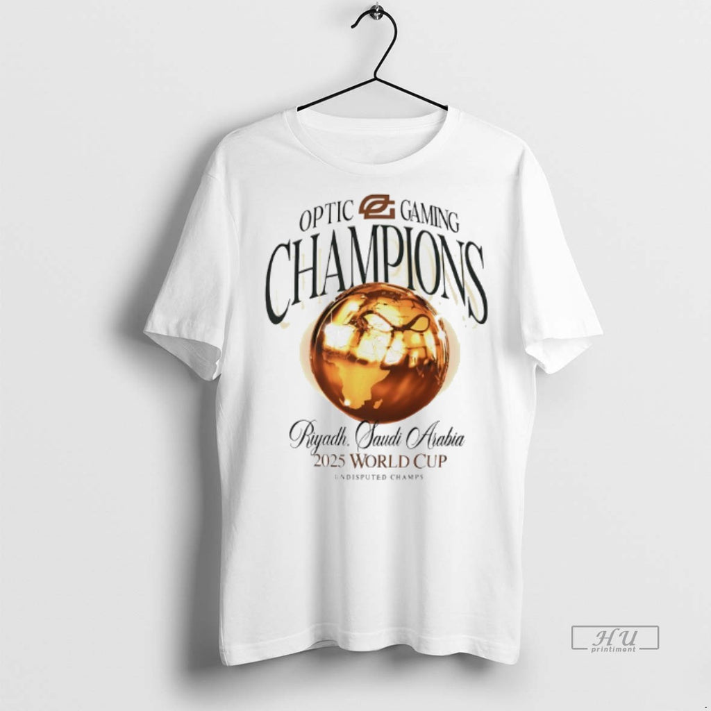 Officials Optic Gaming Champions Riyadh Saudi Arabia 2025 World Cup Tee Shirt Sweater