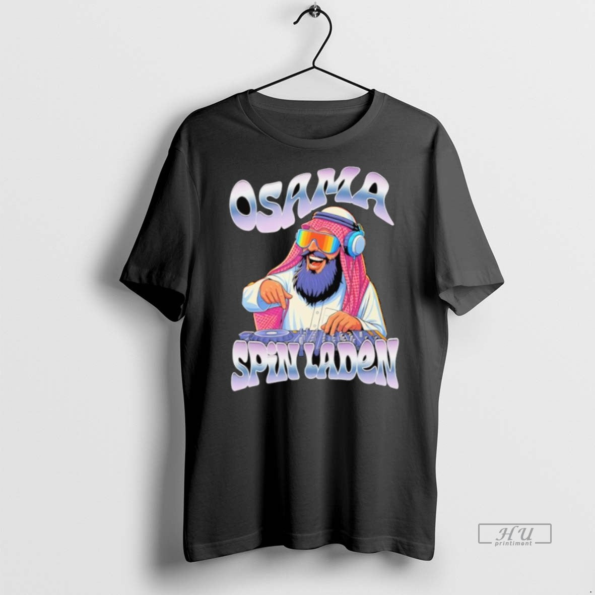 Officials Osama Spin Laden Dj Mixer Graphic Premium Tee Shirt Sweater