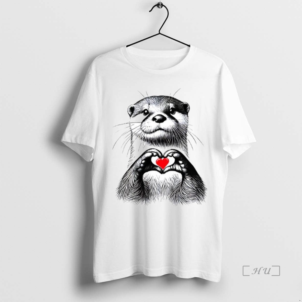 Officials Otterly Hand Heart Classic T Shirt Sweater