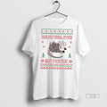 Officials Overstimulated But Festive Opossum Christmas Lights Premium Tee Shirt Sweater