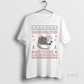 Officials Overstimulated But Festive Opossum Christmas Ugly Premium T Shirt Sweater