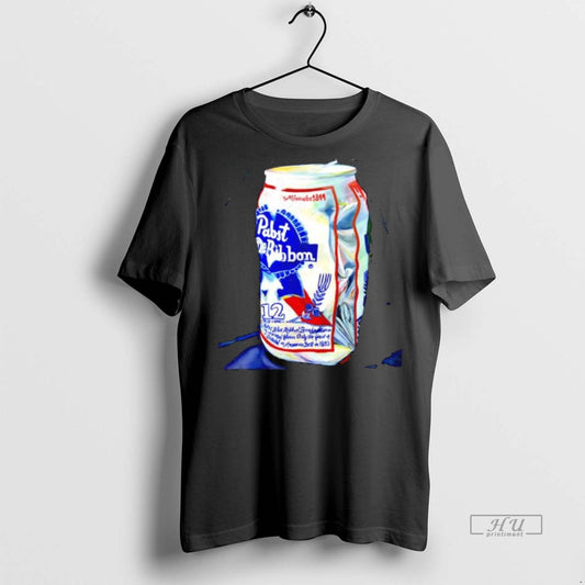 Officials Pabst Blue Ribbon Pbr Beer An American Premium Lager Logo Premium Tee Shirt Sweater