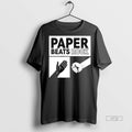 Officials Paper Beats Rock Retro Hand Game Premium Tee Shirt Sweater