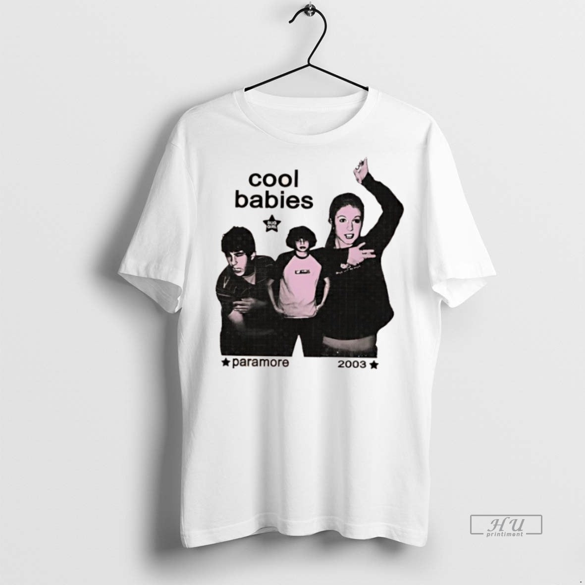 Officials Paramore X Bug Girl Cool Babies 2003 Graphic Premium Tee Shirt Sweater