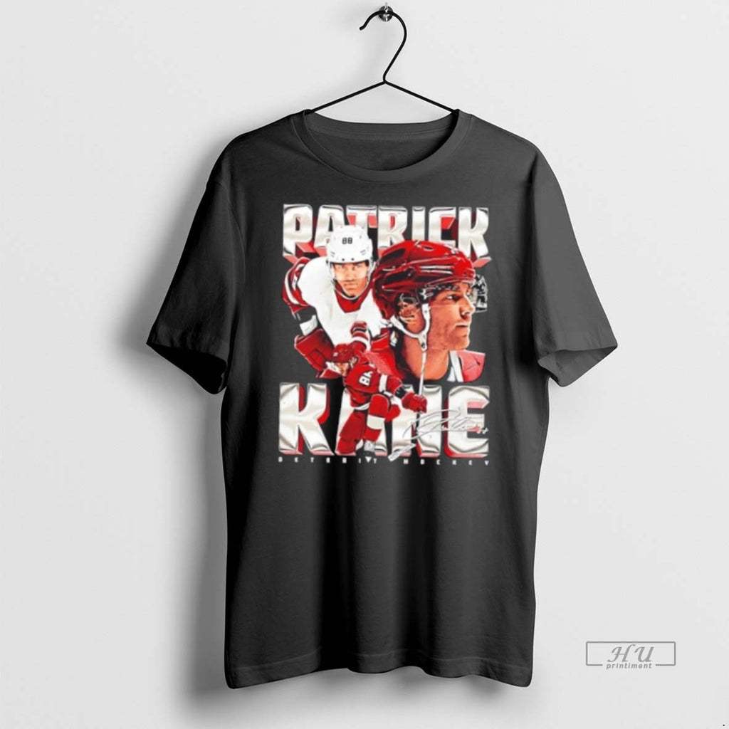 Officials Patrick Kane Detroit Red Wings Hockey Signature Premium Tee Shirt Sweater