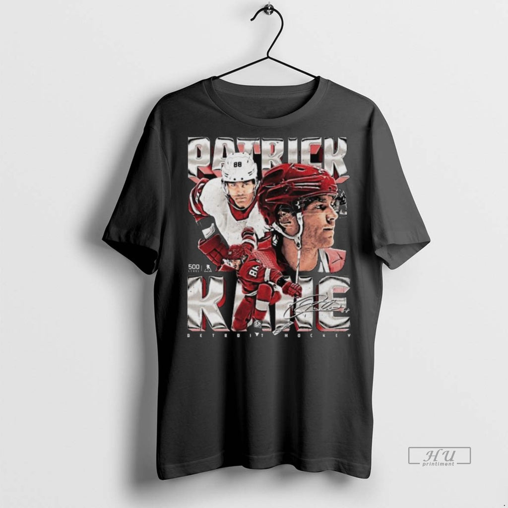Officials Patrick Kane Detroit Vintage Signature Long Sleve Premium Tee Shirt Sweater