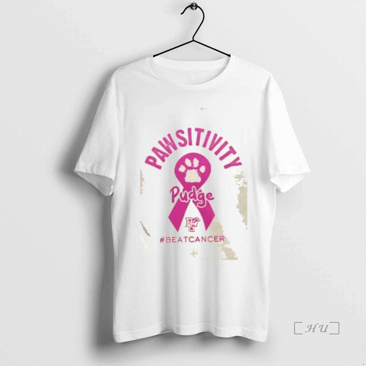 Officials Pawsitivity Bgsu Pudge The Cat Beat Cancer 2 Sided T Shirt Sweater